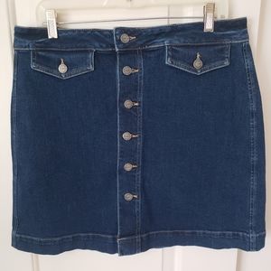 Loft jean skirt, size 12